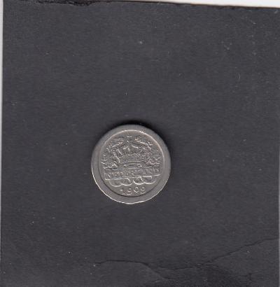 Beschrijving: 5 Cent WILHELMINA  